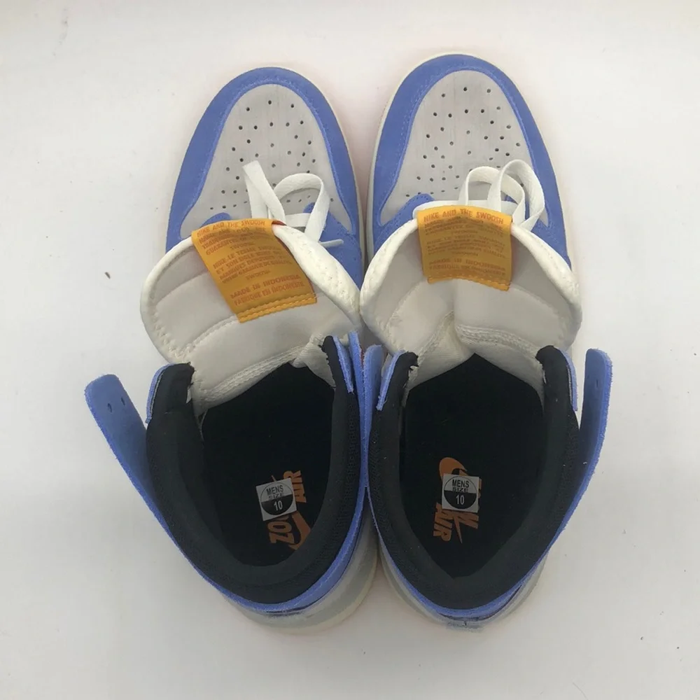 Mens Air Jordan 1 ZM Air Craft Blue/Orange DV1307-184 NWOB - Picture 5 of 5